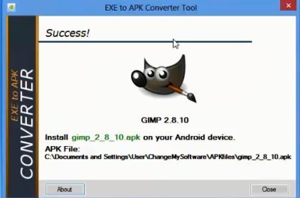 how to convert .exe file to apk online