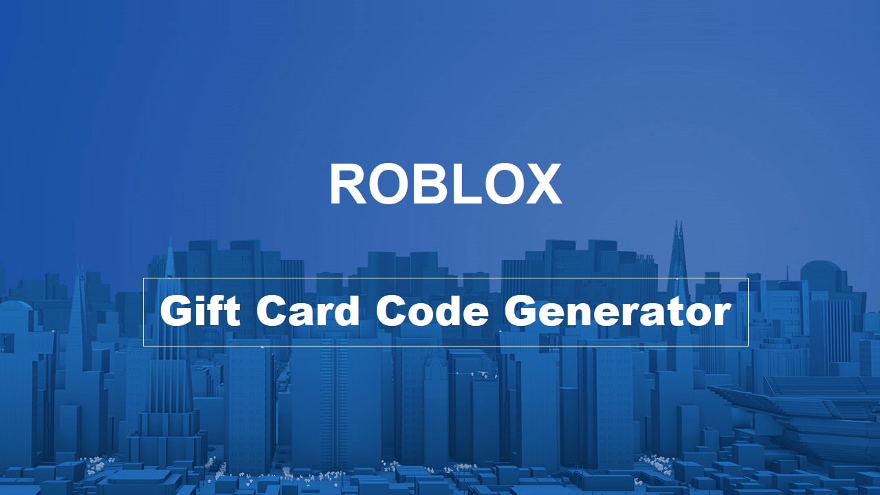 Free Roblox Gift Card Codes 2021