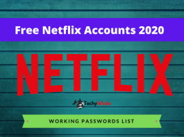 Free Netflix Accounts Passwords 2020