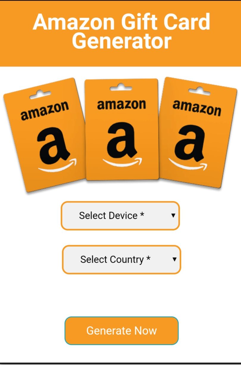 Free Amazon Gift Card Codes Generator 2022 [Working List]