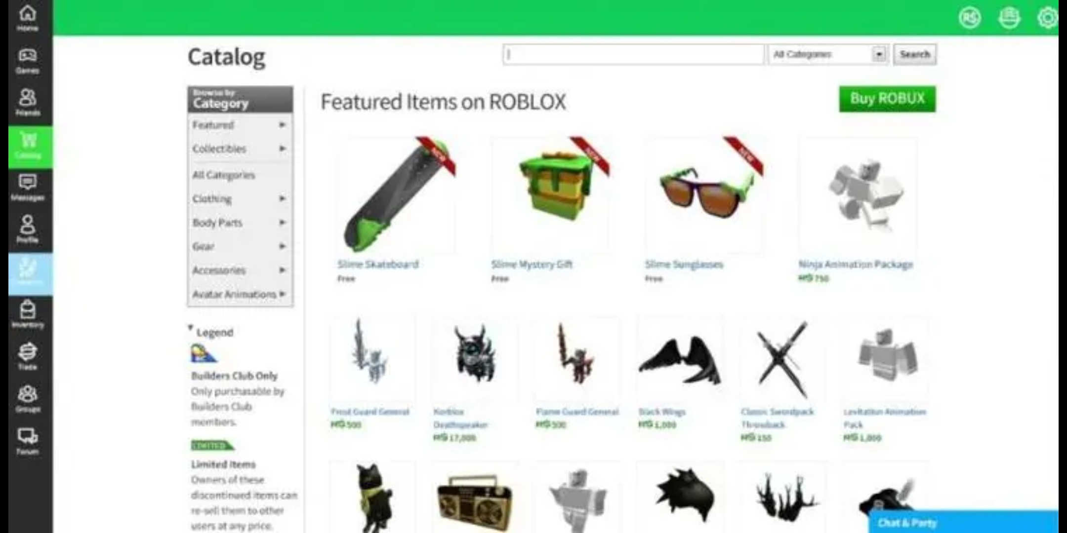 builders club robux prices