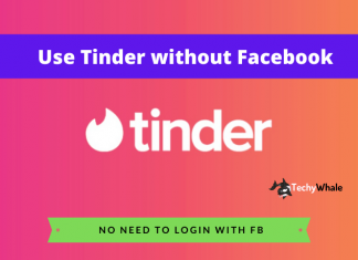 Tinder without Facebook