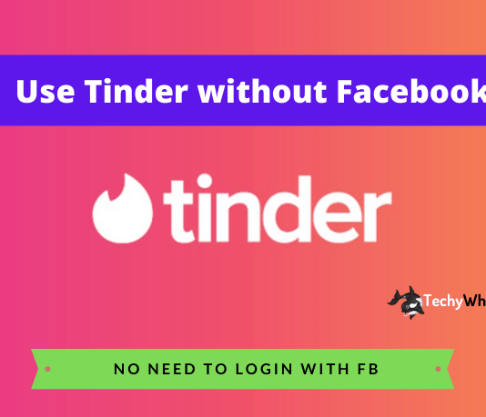 Tinder without Facebook