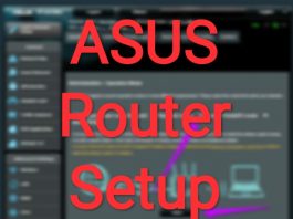 Asus router setup