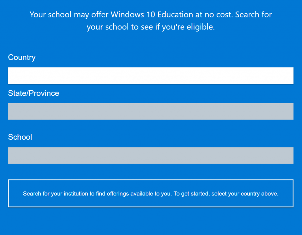 windows 10 pro key student discount