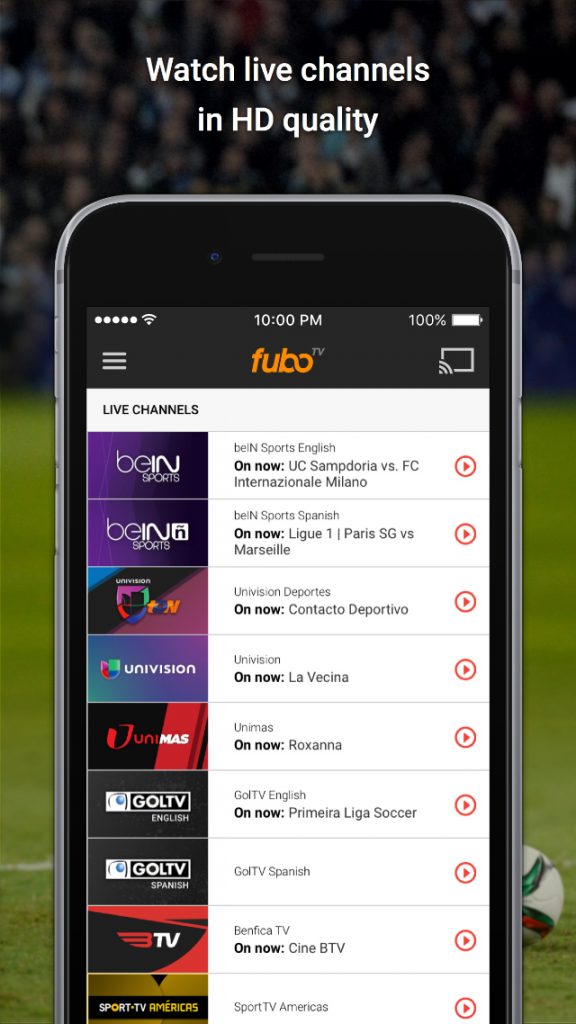 fubotv app on samsung smart tv