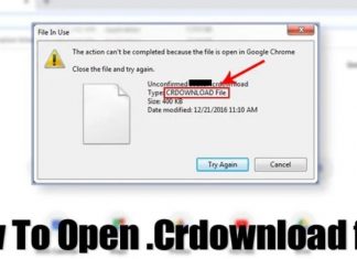 How to Open Crdownload File on Windows 10?